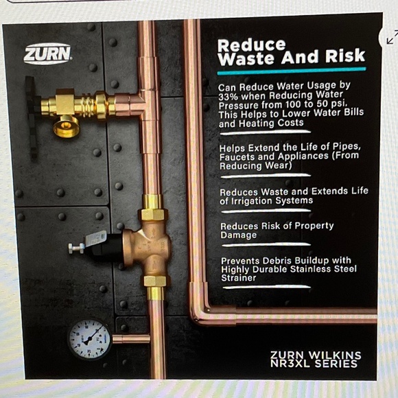 Zurn Wilkins Water Pressure Reducing Valve NR3XL 3/4” NWT - Picture 3 of 11